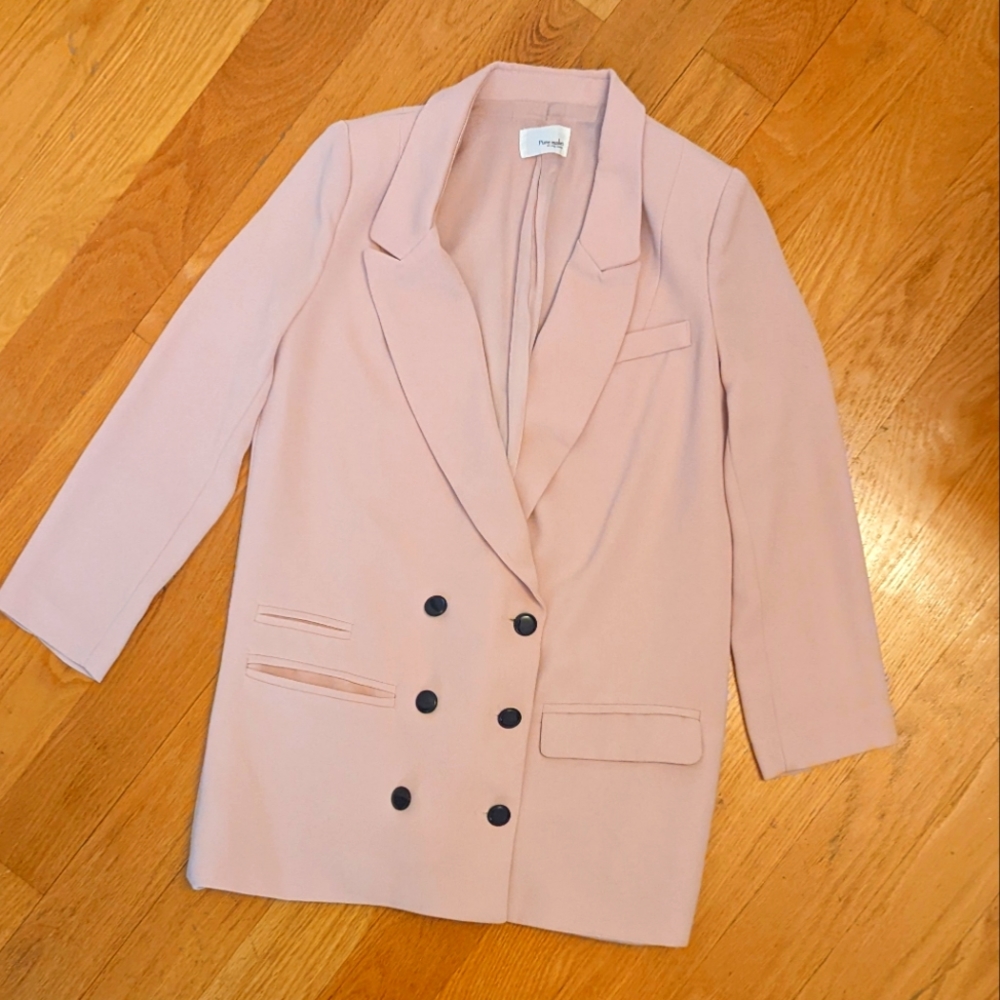Pink Button Down Blazer - image 1
